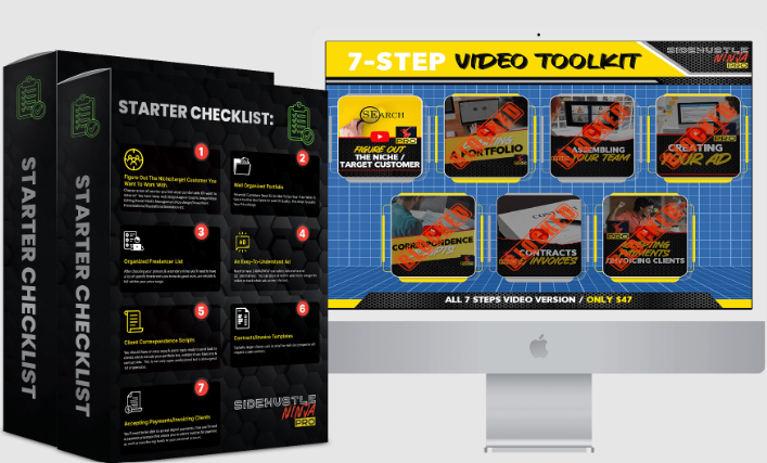 YOUR 7-STEP VIDEO TOOLKIT TODAY – GET THE 1st. VIDEO PLUS YOUR STARTER CHECKLIST! (Premium)
