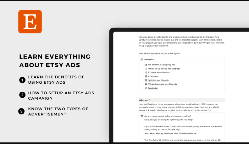 Jordi – Ultimate Etsy Ads Guide (Premium)
