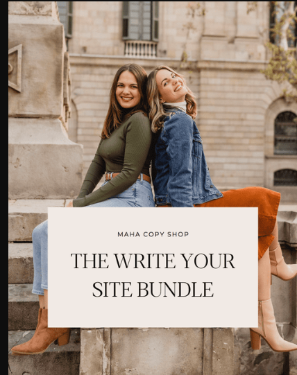 Madison & Haley – The Write Your Site Bundle (Premium)