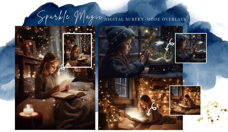 Finding North Education – Sparkle Magic Digital Screen-Mode Overlays With Demo video (Premium)
