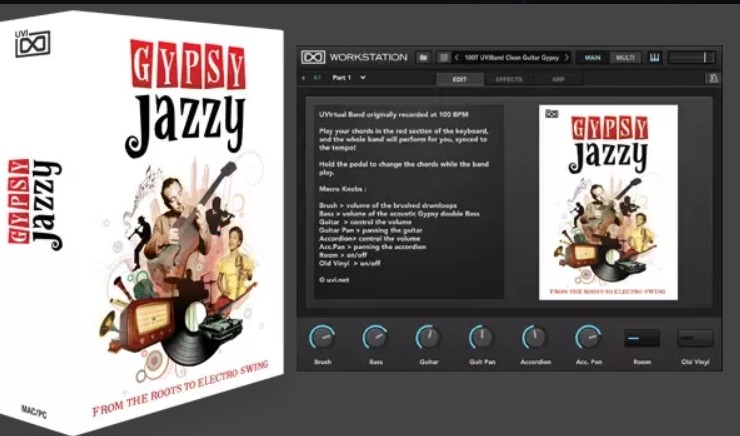 UVI Soundbank Gypsy Jazzy v1.4.4 (Premium)