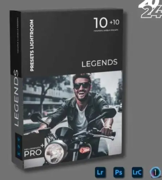 Hellopresets – Legends in BLVCK Lightroom Presets (Premium)