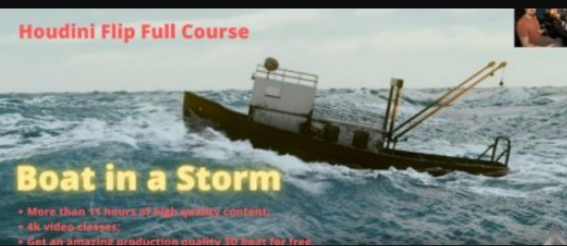 Gumroad – CG Imagine – Boat in a Storm with Diogo Guerreiro (Premium)