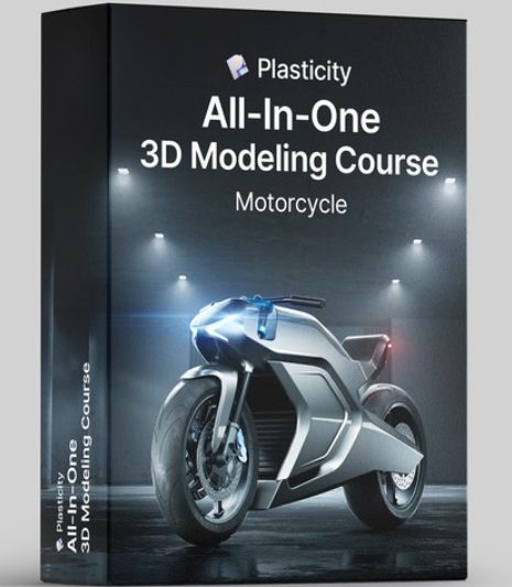 Gumroad – Plasticity – All-In-One Plasticity 3D Modeling Course – Motorcycle (Premium)