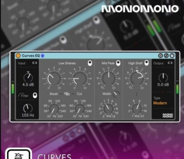 Isotonik Studios Curves EQ by Monomono [Ableton Live, Max for Live] (Premium)