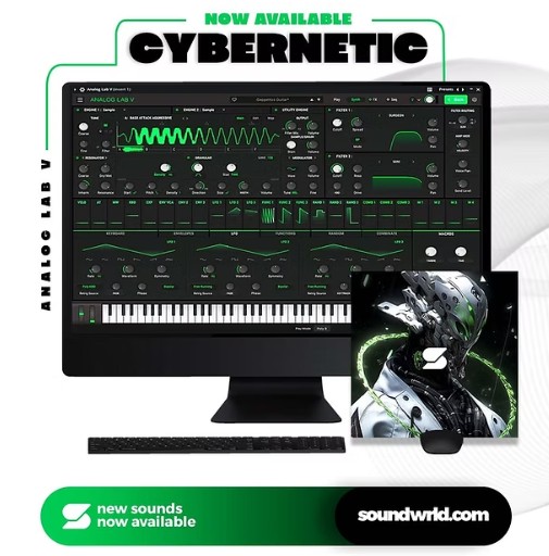 Soundwrld Cybernetic (Analog Lab V + One Shot Kit) (Premium)