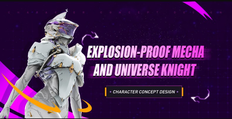 Wingfox – Character Concept Design: Explosion-proof Mecha and Universe Knight (Premium)