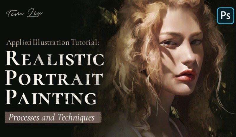 Wingfox –Applied Illustration Tutorial: Realistic Portrait Painting Processes and Techniques (Premium)