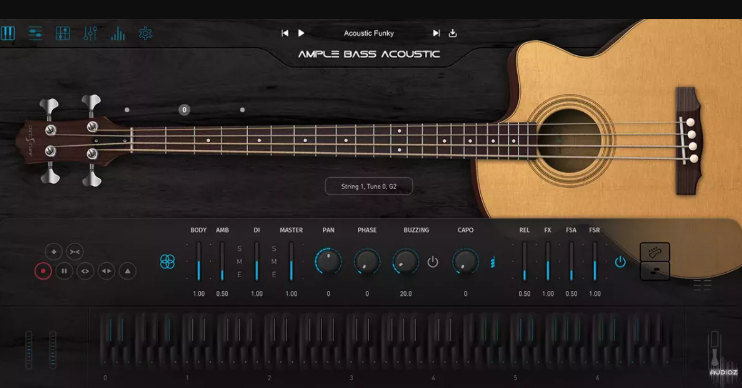 Ample Sound Ample Bass Acoustic ABA v4.0.1 WiN macOS  (Premium)