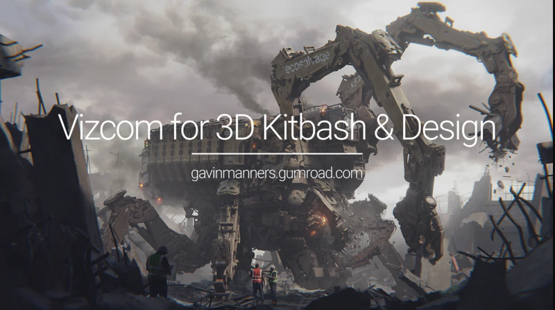 Gumroad – Vizcom for 3D Kitbash & Design (Premium)