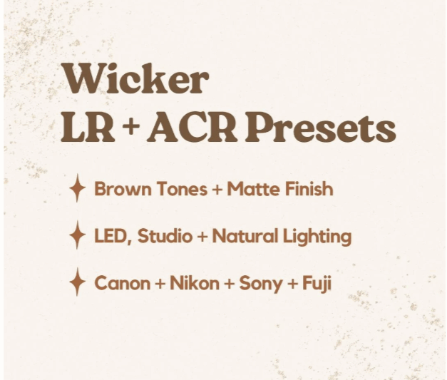 Jessica G – Wicker Lightroom Presets v2025 (Premium)