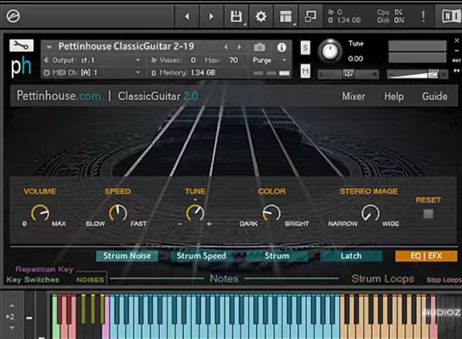 Pettinhouse Classic Guitar 2.1 KONTAKT  (Premium)