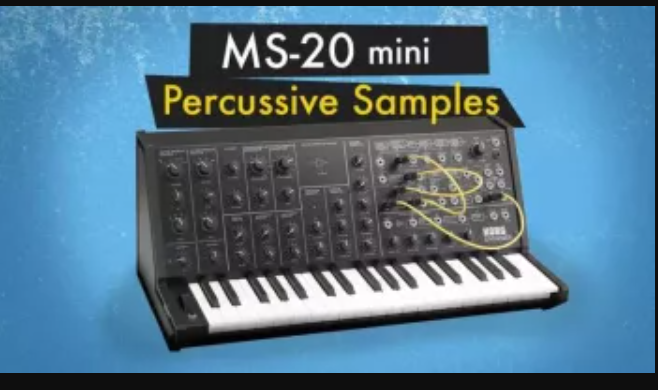 The Sound of Machines MS-20 Mini: Percussive Synth Samples AiFF (Premium)