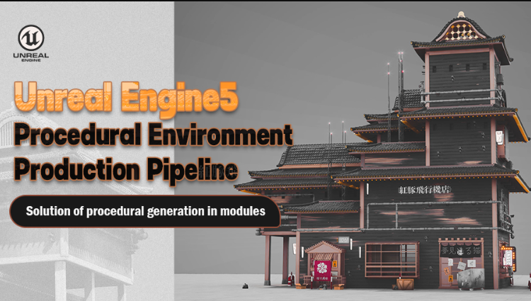 Wingfox – Houdini & Unreal Engine 5 Tutorial Procedural Environment Production Pipeline (Premium)