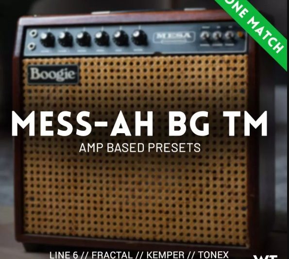 Worship Tutorials MESS-AH BG Tone Match Presets and Captures ToneX (Premium)