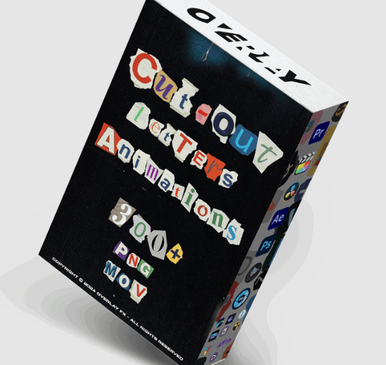 Overlay FX – Cut-Out Letters Animations Pack (Premium)