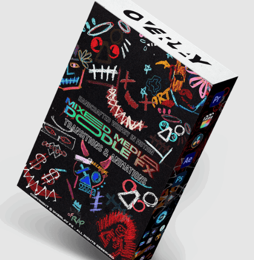 Overlay FX – Mixed Media Doodle FX (Premium)
