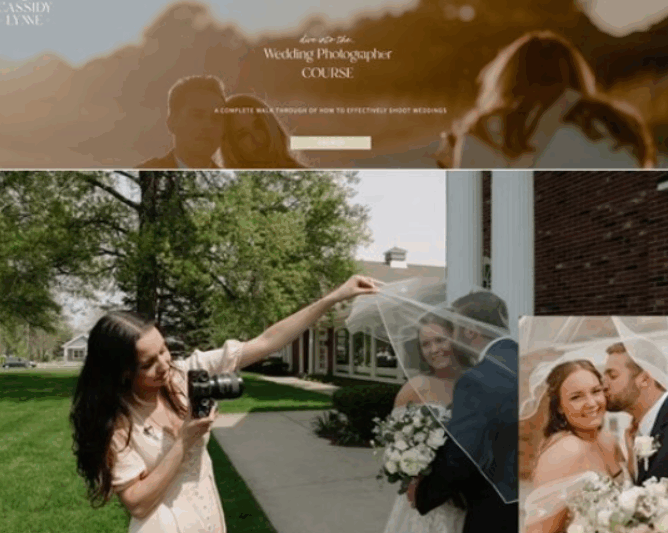 Cassidy Lynne – Wedding Photographer Course (Premium)