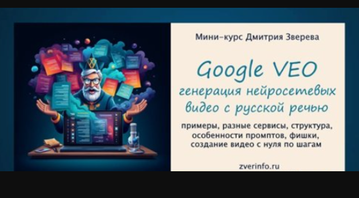 Dmitry Zverev – Amazing Neural Network Videos Google Veo. Tariff Mini-course on Veo video (2025) (Premium)