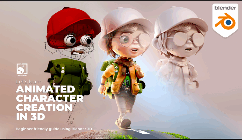 Gumroad – Let’s learn Animated Character Creation in 3D (Premium)