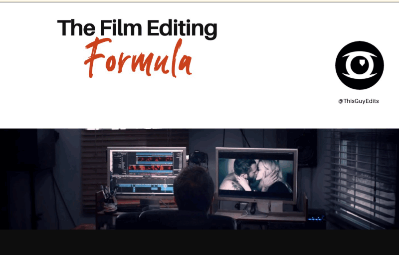 The Film Editing Formula – Sven Pape (Premium)