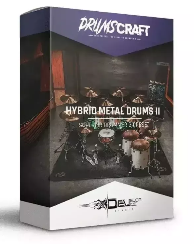 Develop Device Hybrid Metal Drums II : Superior Drummer 3 Presets (Premium)