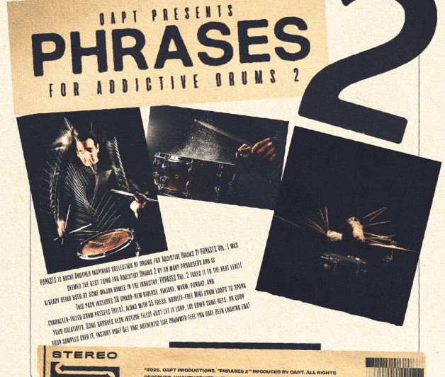 QAPT PHRASES 2 for Addictive Drums 2  (Premium)