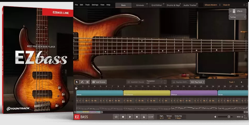 Toontrack EZbass v1.3.2 macOS Update (Premium)