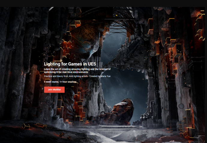 Vertex School – Lighting for Games in UE5 Bootcamp – Maria Yue (Premium)