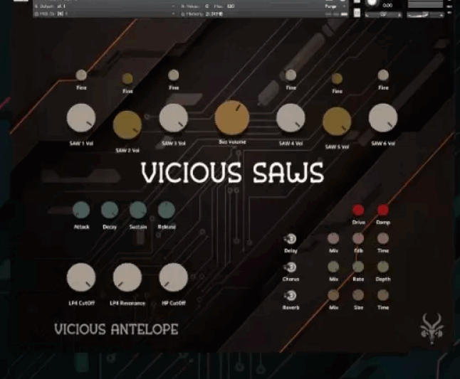 Vicious Antelope Vicious Saws KONTAKT (Premium)