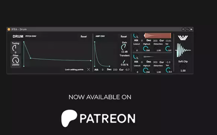 iFeature IFEA – Drum (M4L) MAX 4 LIVE AMXD (Premium)