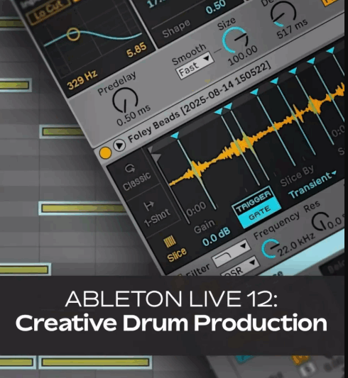 Groove3 Ableton Live 12 Creative Drum Production TUTORiAL (Premium)