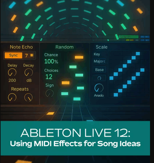 Groove3 Ableton Live 12 Using MIDI Effects for Song Ideas TUTORiAL (Premium)