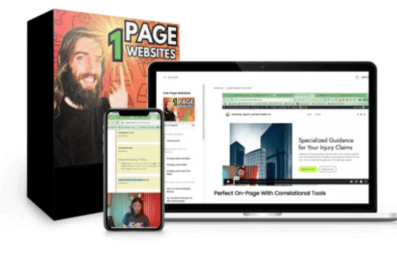 SEO Jesus – One Page Website (Premium)