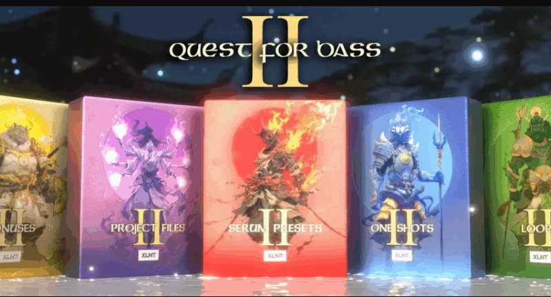 XLNTSOUND Quest For Bass Vol.2 WAV Serum Preset Ableton Project Files (Premium)