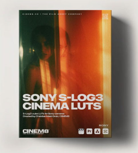 Cinem8 – Sony S-Log3 Cinematic LUTs (Premium)