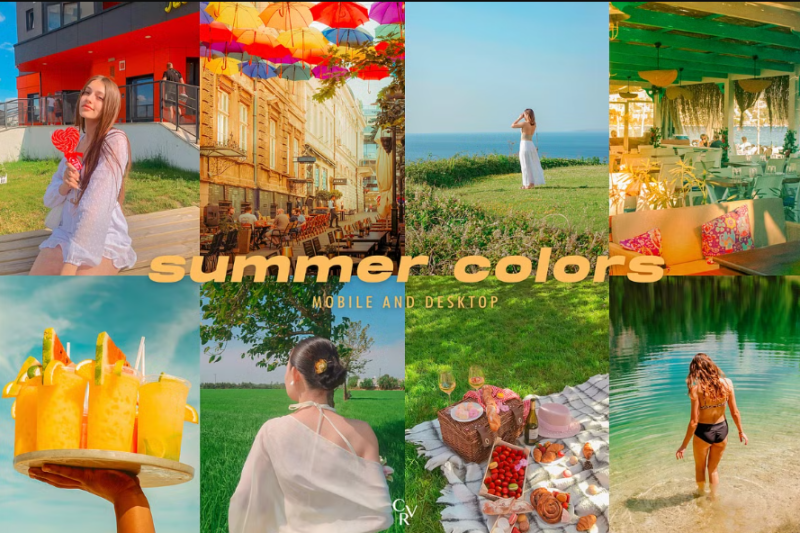 CreativeMarket – 15 Summer Colors Lightroom Presets 291636691 (Premium)