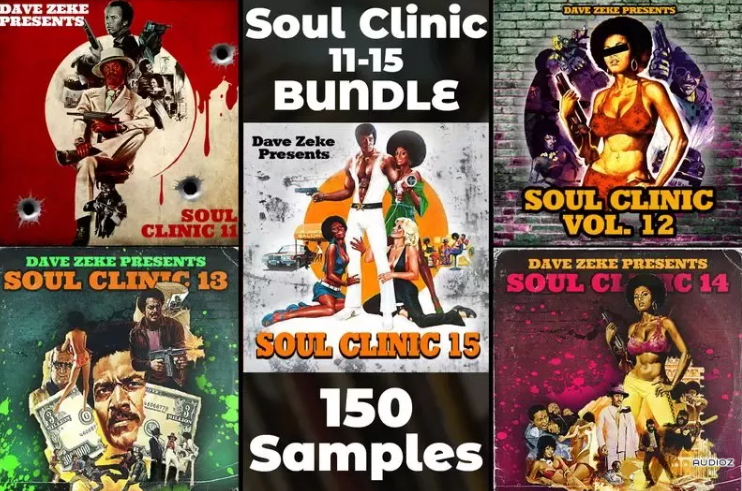 Dave Zeke Soul Clinic Volumes 11-15 BUNDLE (150 Prechopped Samples) (Premium)