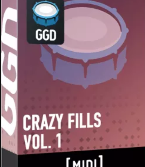 GetGood Drums GGD Crazy Fills Vol.1 Midi Pack MiDi (Premium)