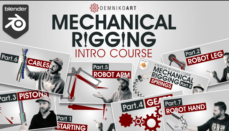 Gumroad – Mechanical Rigging in Blender (Premium)
