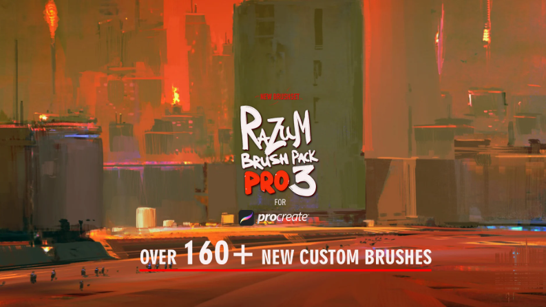 Gumroad – RAZUM_INC BRUSH PACK PRO 3 for PROCREATE 5 (Premium)