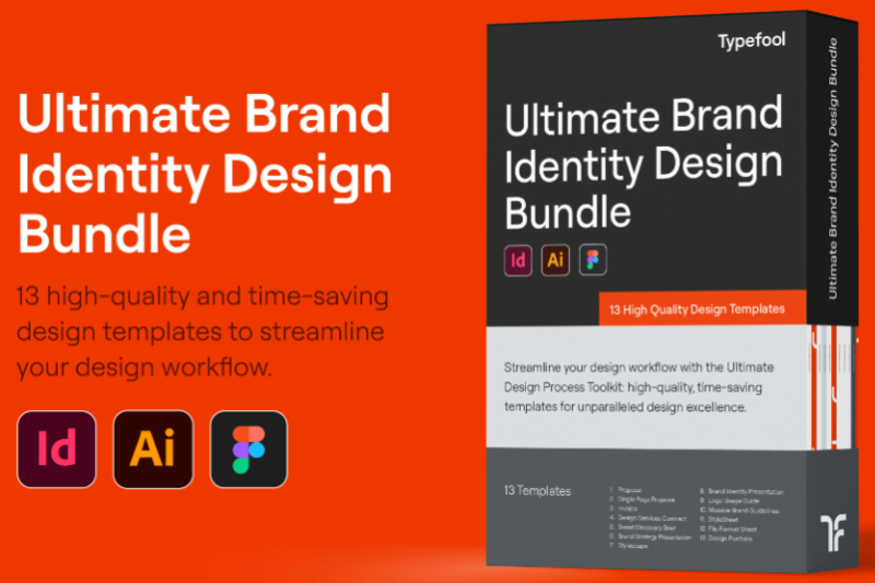 Gumroad – Ultimate Brand Identity Design Bundle (Premium)