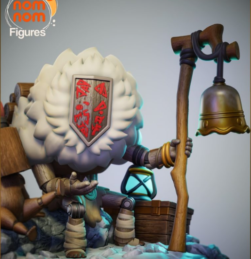 Nomnom Figures – Chibi Noco from Expedition 33 – 3D Print Model STL  (Premium)