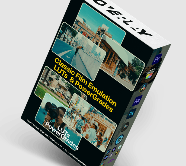 Overlayfx – Classic Film Emulation LUTs and PowerGrades Pack (Premium)