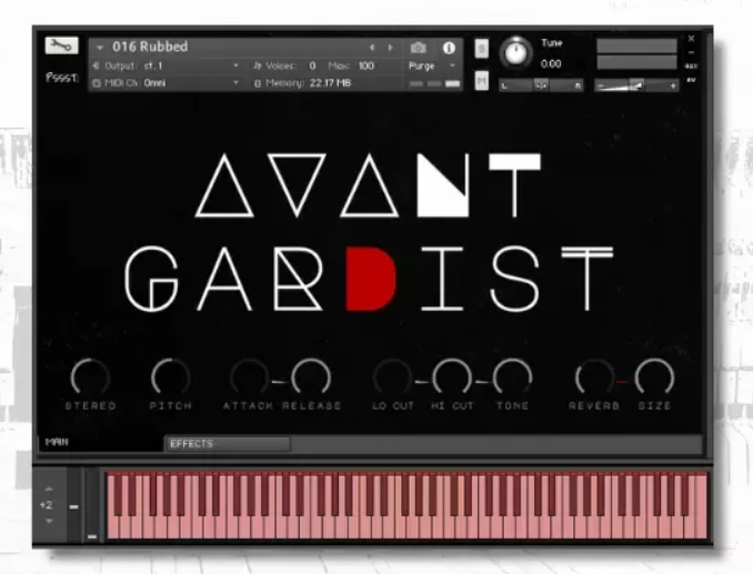 Pssst Instruments Avant-Gardist: Tonally Prepared Cinematic Piano KONTAKT (Premium)