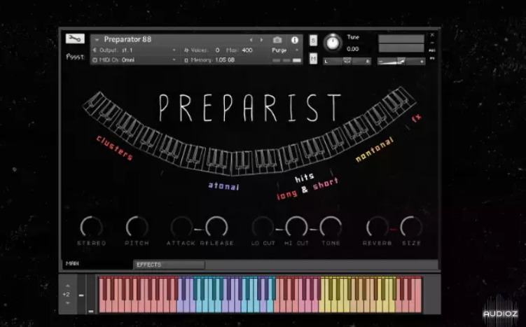 Pssst Instruments Preparist: Piano Percussion KONTAKT (Premium)