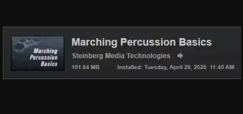 Steinberg Marching Percussion Basics (Premium)