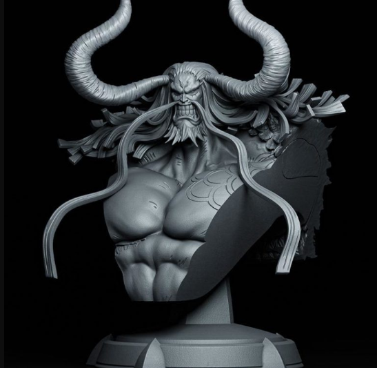 Tanuki Figures – Kaido Bust – 3D Print Model STL (Premium)