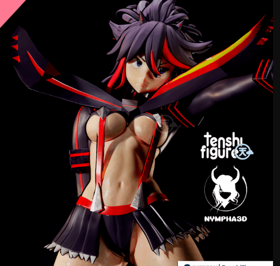 Tenshi Figures – Ryuko Matoi – Kill la Kill – 3D Print Model (Premium)