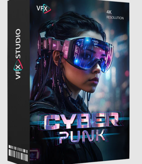 VfxStudio – Cyberpunk: the Future. 4K Video Overlays (Premium)